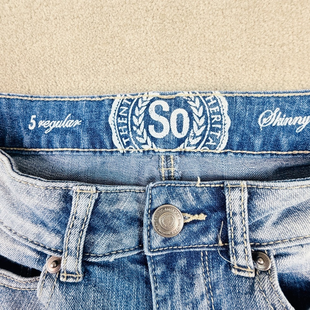 Skinny Faded Jeans Southern Heritage Womens Size 5  29x29 Low Rise Cotton Blend‎